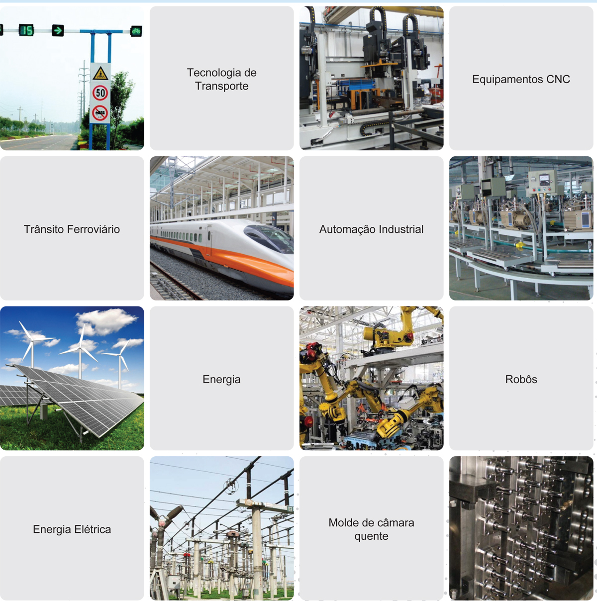Campos de Aplicação - Conectores Industriais HDC